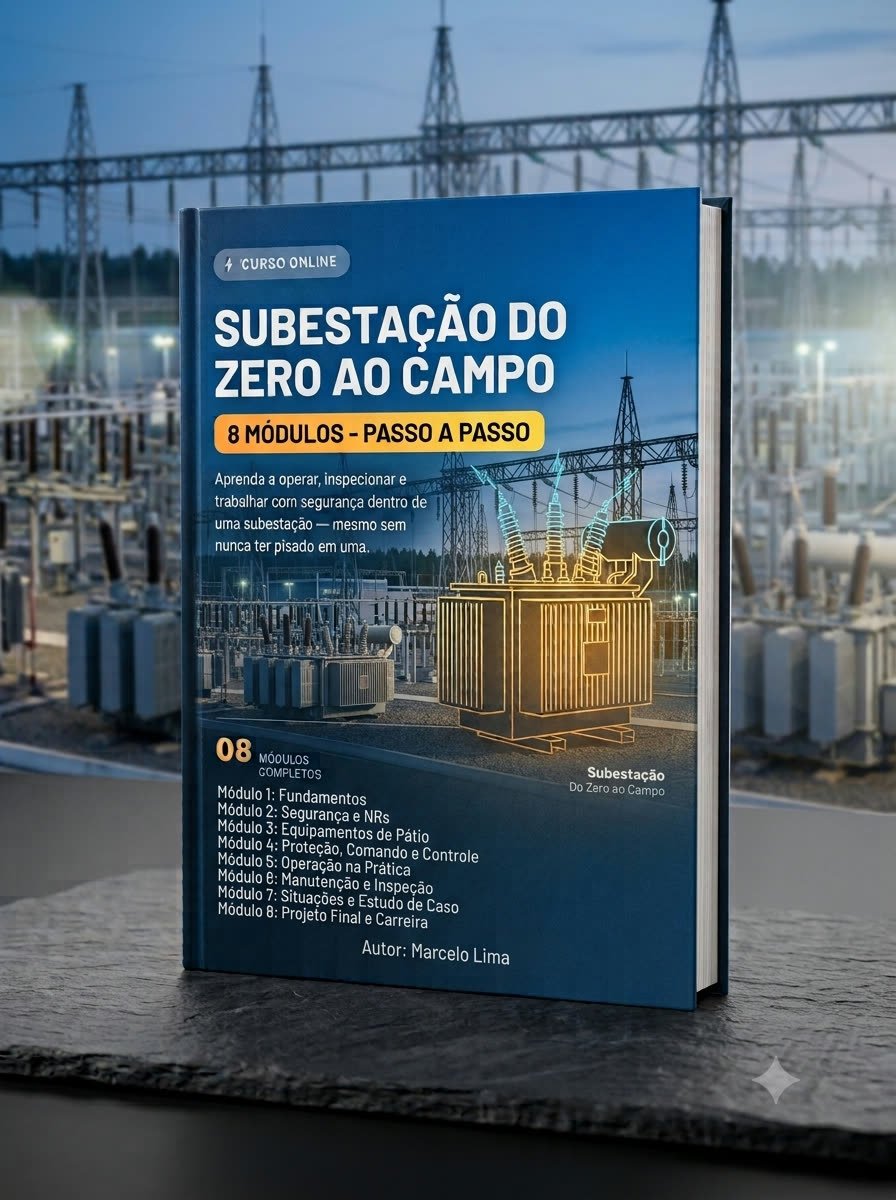 Capa do curso Subestação do Zero ao Campo