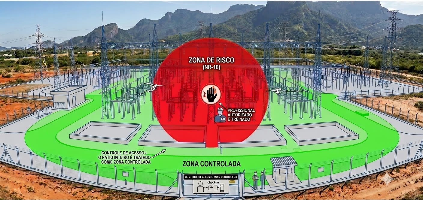 Sinalização de zona controlada